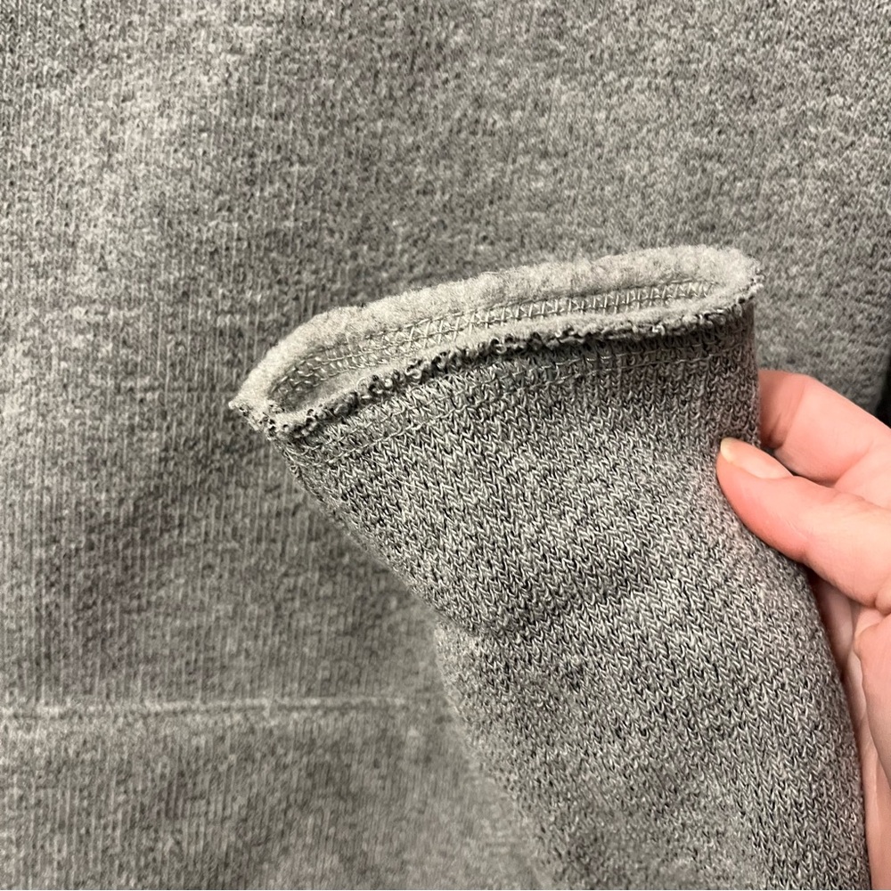 Duckworth Powder Hoodie Grey Rambouillet Merino Fleece Wool Made in USA $175 USD - Picture 9 of 15